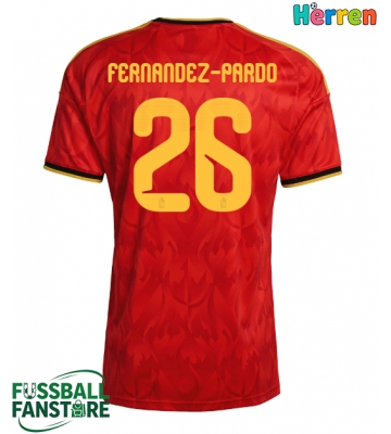 Belgien Matias Fernandez-Pardo #26 Replik Heimtrikot WM 2026 Kurzarm